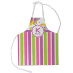 Butterflies & Stripes Kid's Apron - Small (Personalized)