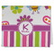 Butterflies & Stripes Kitchen Towel - Poly Cotton w/ Name and Initial