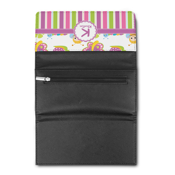 Butterflies & Stripes Ladies Wallet  (Personalized Opt)