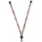 Butterflies & Stripes Lanyard (Personalized)