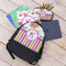 Butterflies & Stripes Large Backpack - Black - With Stuff