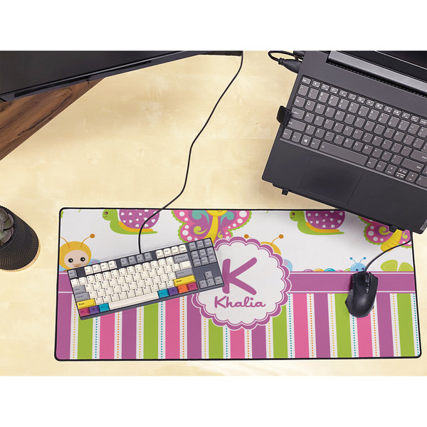 Butterflies & Stripes Large Gaming Mats - LIFESTYLE