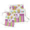 Butterflies & Stripes Laundry Bag - Both Bags