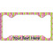 Butterflies & Stripes License Plate Frame - Style C (Personalized)