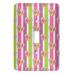 Butterflies & Stripes Light Switch Cover (Single Toggle)