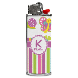 Butterflies & Stripes Case for BIC Lighters (Personalized)