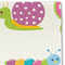 Butterflies & Stripes Linen Placemat - DETAIL