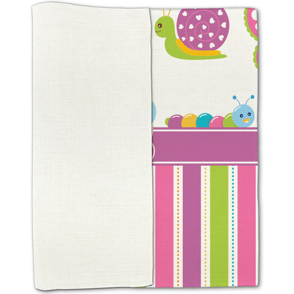 Butterflies & Stripes Linen Placemat - Folded Half