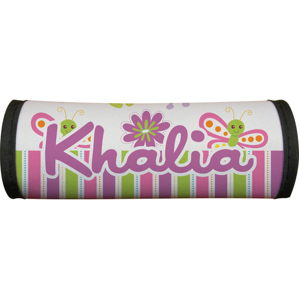 Butterflies & Stripes Luggage Handle Wrap