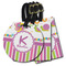 Butterflies & Stripes Luggage Tags - 3 Shapes Availabel