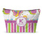 Butterflies & Stripes Structured Accessory Purse (Front)