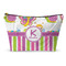 Butterflies & Stripes Makeup Bag (Personalized)