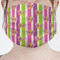 Butterflies & Stripes Mask - Pleated (new) Front View on Girl