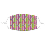 Butterflies & Stripes Adult Cloth Face Mask