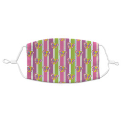 Butterflies & Stripes Adult Cloth Face Mask (Personalized)