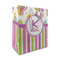 Butterflies & Stripes Medium Gift Bag - Front/Main