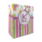 Butterflies & Stripes Medium Gift Bag (Personalized)