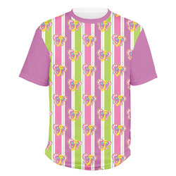 Butterflies & Stripes Men's Crew T-Shirt (Personalized)