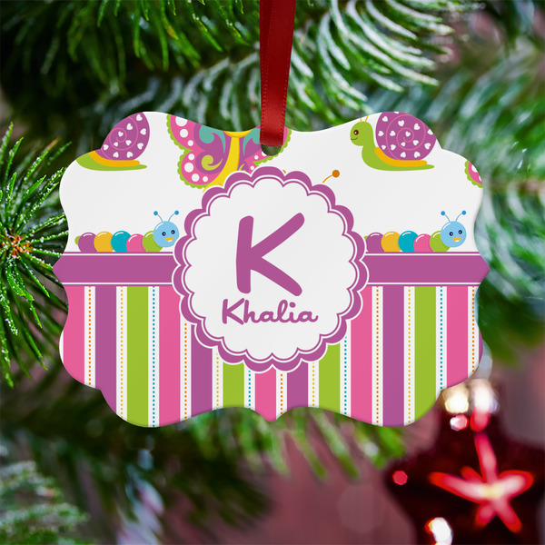 Butterflies & Stripes Metal Benilux Ornament - Lifestyle