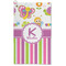 Butterflies & Stripes Microfiber Golf Towel - Large (Personalized)