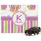 Butterflies & Stripes Dog Blanket (Personalized)