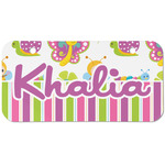 Butterflies & Stripes Mini/Bicycle License Plate (2 Holes) (Personalized)