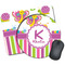 Butterflies & Stripes Mouse Pad (Personalized)