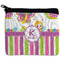 Butterflies & Stripes Rectangular Coin Purse (Personalized)