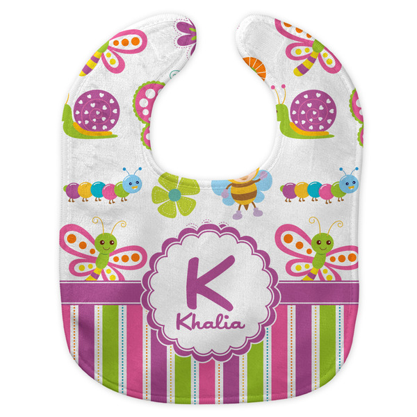 Butterflies & Stripes New Bib Flat Approval