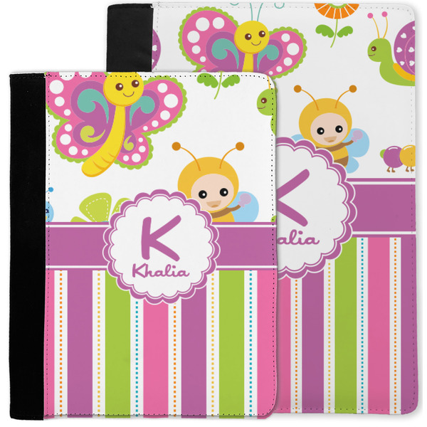 Butterflies & Stripes Notebook Padfolio - MAIN