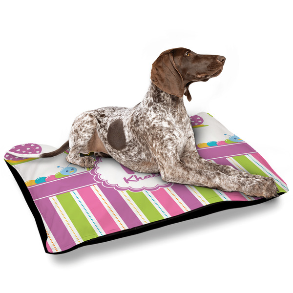 Butterflies & Stripes Outdoor Dog Beds - Large - IN CONTEXT