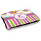 Butterflies & Stripes Dog Bed w/ Name and Initial