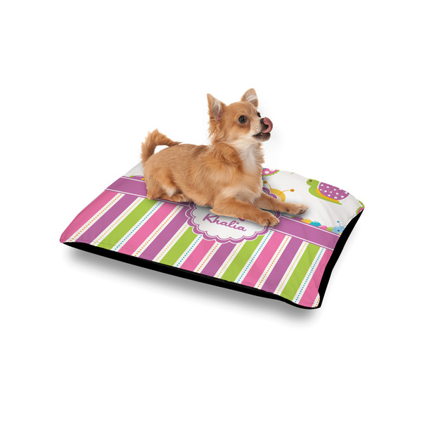 Butterflies & Stripes Outdoor Dog Beds - Small - IN CONTEXT