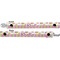 Butterflies & Stripes Pacifier Clip - Front and Back
