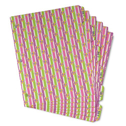 Butterflies & Stripes Binder Tab Divider - Set of 6 (Personalized)