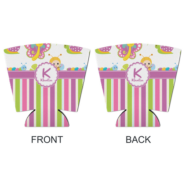 Butterflies & Stripes Party Cup Sleeves - with bottom - APPROVAL