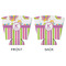 Butterflies & Stripes Party Cup Sleeves - with bottom - APPROVAL