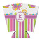 Butterflies & Stripes Party Cup Sleeves - with bottom - FRONT