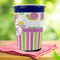Butterflies & Stripes Party Cup Sleeves - with bottom - Lifestyle