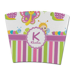 Butterflies & Stripes Party Cup Sleeve - without bottom (Personalized)