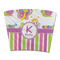Butterflies & Stripes Party Cup Sleeves - without bottom - FRONT (flat)