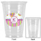 Butterflies & Stripes Party Cups - 16oz - Approval