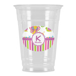 Butterflies & Stripes Party Cups - 16oz (Personalized)