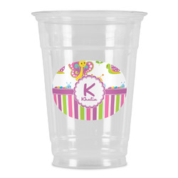 Butterflies & Stripes Party Cups - 16oz (Personalized)