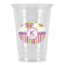 Butterflies & Stripes Party Cups - 16oz (Personalized)
