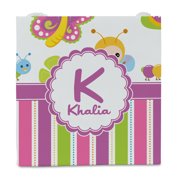 Butterflies & Stripes Party Favor Gift Bag - Gloss - Front