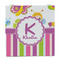 Butterflies & Stripes Party Favor Gift Bag - Gloss - Front