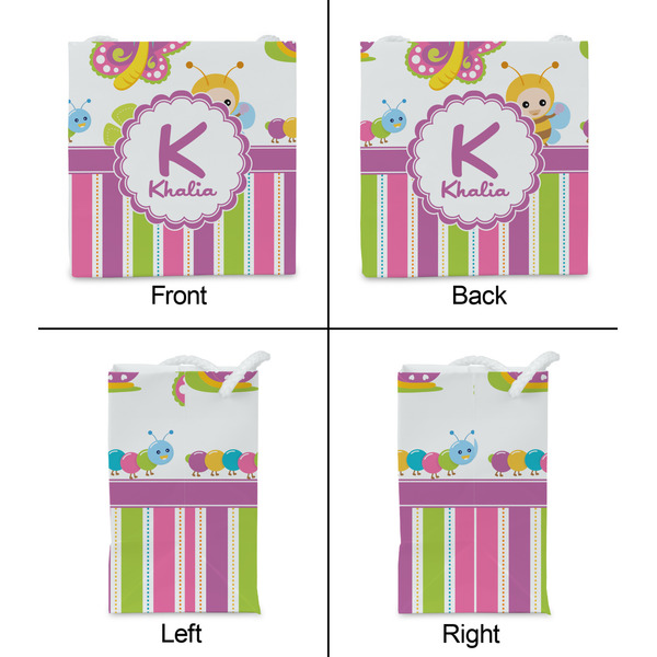 Butterflies & Stripes Party Favor Gift Bag - Matte - Approval
