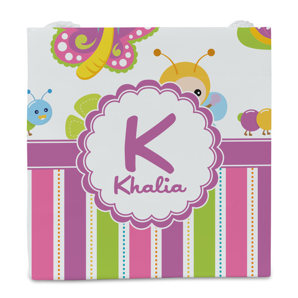 Butterflies & Stripes Party Favor Gift Bag - Matte - Front