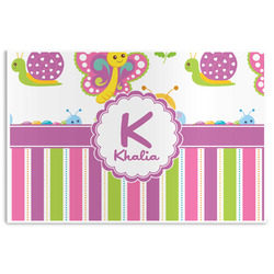 Butterflies & Stripes Disposable Paper Placemats (Personalized)
